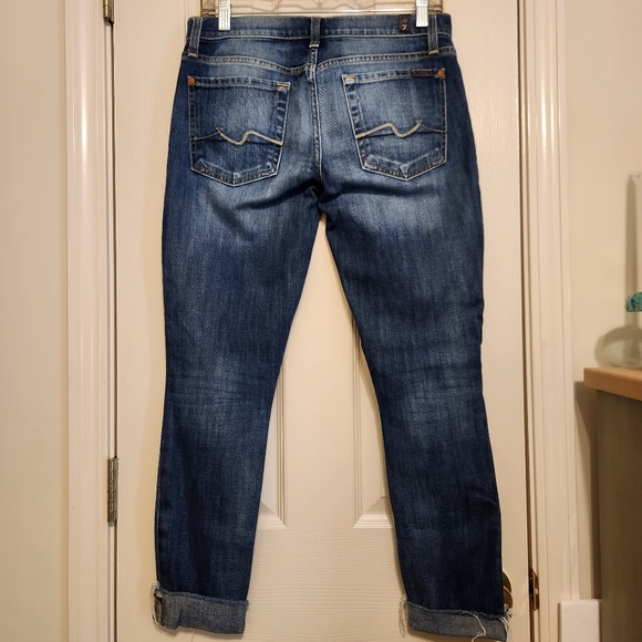 ♥️ 7 For All Mankind Gwenevere Jeans Size 27 with 26" inseam - Picture 2 of 7